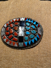 The Zuni inlay belt buckle
