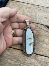 "The Double Charm" White Buffalo pendant