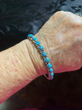 SMALL turquoise ROUND CIRCLE BRACLET