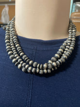 "The multi bead" 16 inch 3 strand