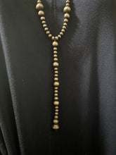 ￼30 inch mixed Navajo pearl bead necklace multi size beads with a 5 inch drop!