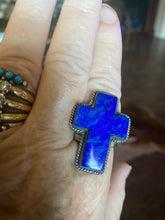 Lapis Cross ring