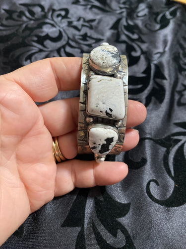 White Buffalo 5 stone bracelet