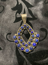 Lapis cluster Pendant