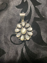 Mother of Pearl, Sterling silver small pendant