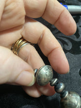 Navajo Pearl and Mercury dime beads bracelet