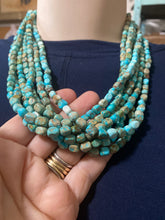 ""The Stream of Turquoise " necklace
