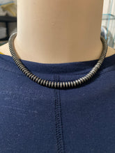 8mm  16 inch disk shaped necklace