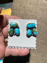 Royston  3 Stone Medium post earrings