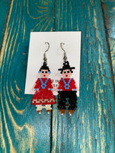 Hand beaded earrings