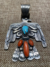 Large thunderbird Pendant by Richard yazzie