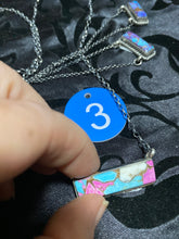 Cotton Candy bar necklace
