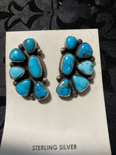 Timothy, Yazzie, Navajo, handmade, sterling silver, Kingman turquoise