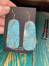 Kingman 3 inch slab earrings