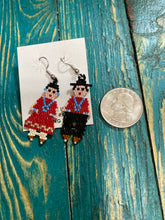 Hand beaded earrings