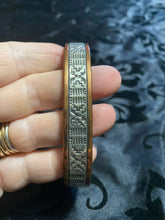 Large cooper /sterling silver Bracelet