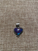Purple Mojave heart pendant