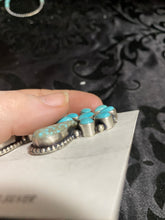 #8 turquoise Peacock earrings