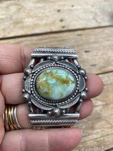 Heavy sterling silver Palomino cuff bracelet