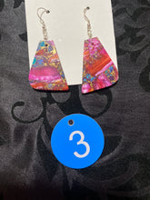 HOT Pink Breathtaking slab earrings!