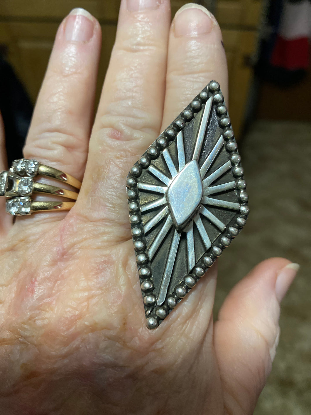 Sterling Silver Navajo designed ring
