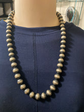 Navajo pearls necklace 24 inches 12 mm beads