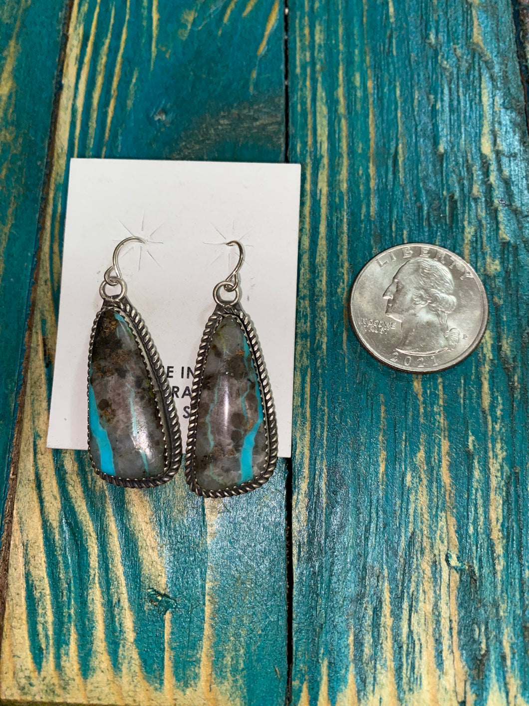 The Turquoise Imperial dangles