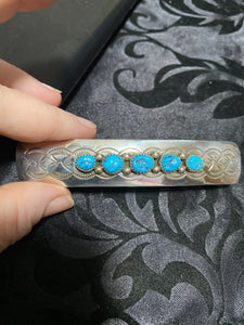 4 Inch Hair Clip Turquoise