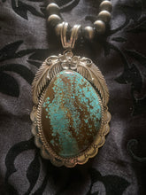 “The Big Jane” Huge Single Stone Necklace. This necklace comes with a set of Navajo Pearls!