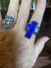 Lapis Cross ring