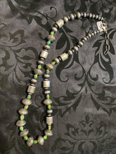 “Classic Green Turquoise, dimes, tubs, and Navajo pearls!