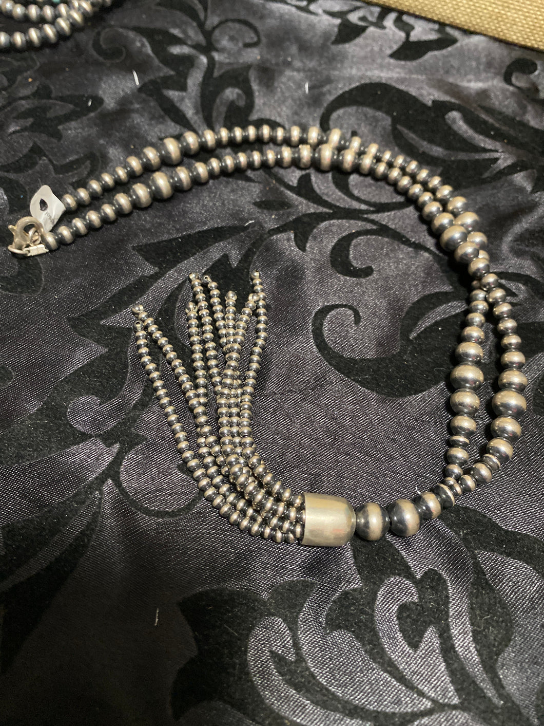 Navajo pearls Tassel necklace 20 inches