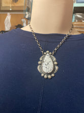 White Buffalo necklace 2.5 inch Pendant     “The Cover Girl”