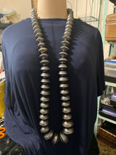 Wow! Heavy 45 inch Stamped, Vintage, sterling silver necklace!