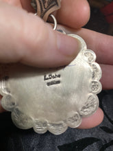 Sterling, silver layered flower design, Tahe creation