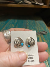 The Cowboy Hat Earrings with Turquoise