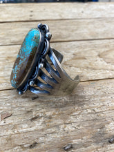 Large Single Stone Heavy sterling bracelet