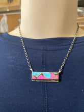 Cotton Candy bar necklace #1
