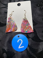 HOT Pink Breathtaking slab earrings!