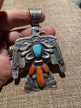 Large thunderbird Pendant by Richard yazzie