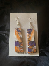 Phenomenal shaped slab earrings