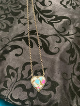 "The Angels Heart” cotton candy Turquoise choker
