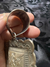 ￼ Vincent, Square, Sterling silver large pendant
