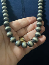 30 inch Navajo Pearls 12 mm with a 3 inch extender