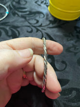 Sterling Silver Mix Twisted Bangle