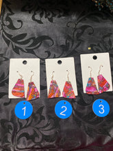 HOT Pink Breathtaking slab earrings!