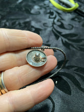 Sterling silver 2MM 16 inch Navajo Pearl necklace with a sombrero pendant ￼