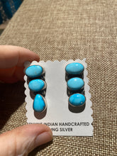The blue turquoise teardrops