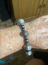 Navajo Pearl and Mercury dime beads bracelet