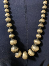 Sterling silver 28 inch multi shaped Navajo pearls￼
